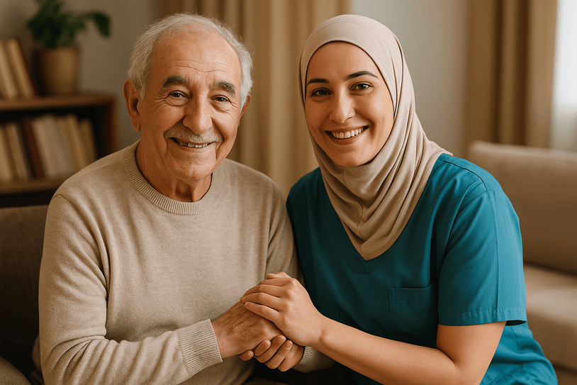 مراقبت‌های پرستاری ۲۴ ساعته در خانه سالمندان اقاقیا